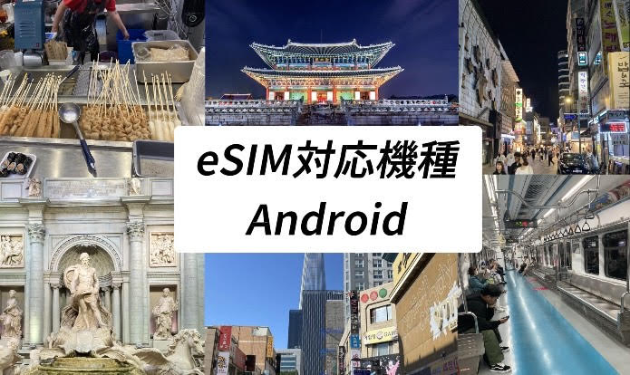 eSIM　対応機種　Android