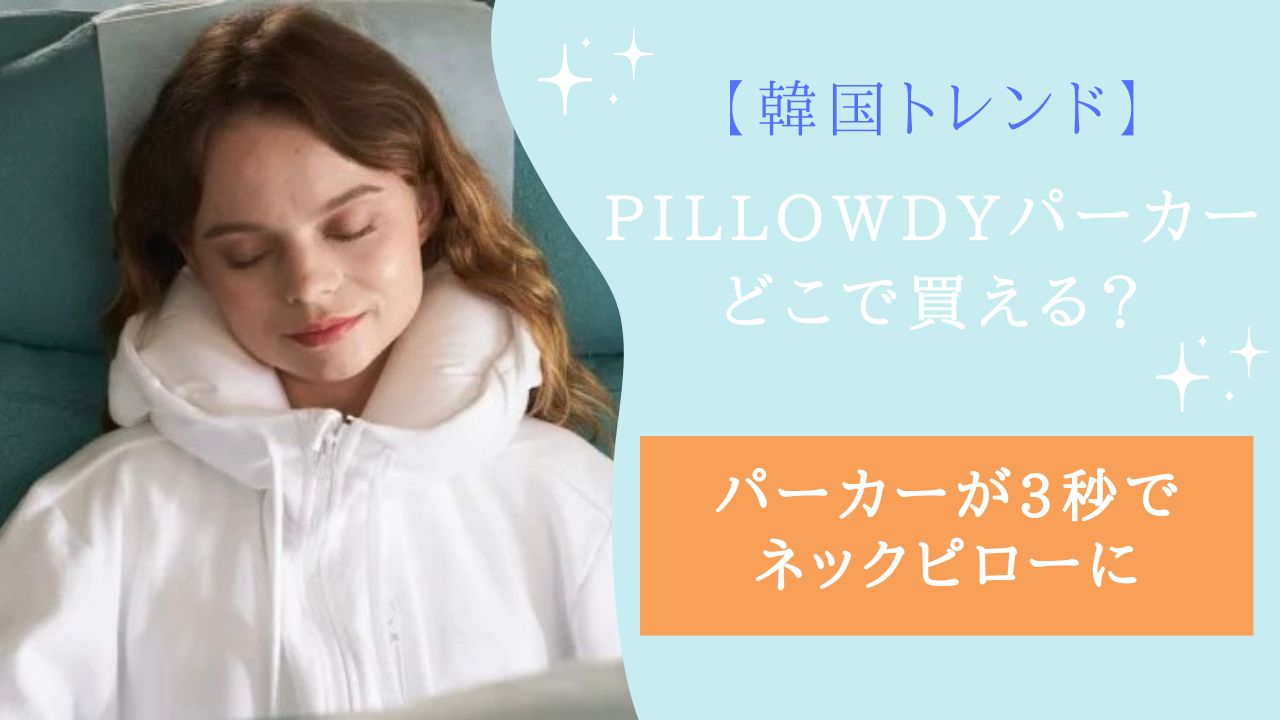 Pillowdy どこで買える