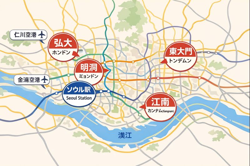 ソウル ホテル おすすめ エリア