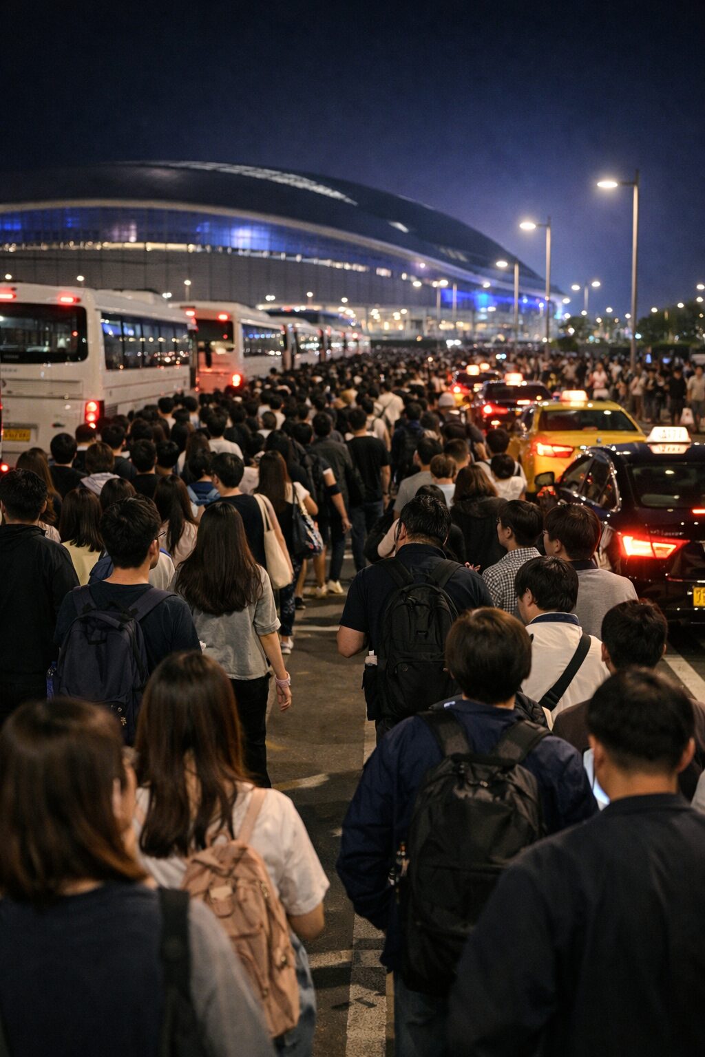インスパイアアリーナ 帰り