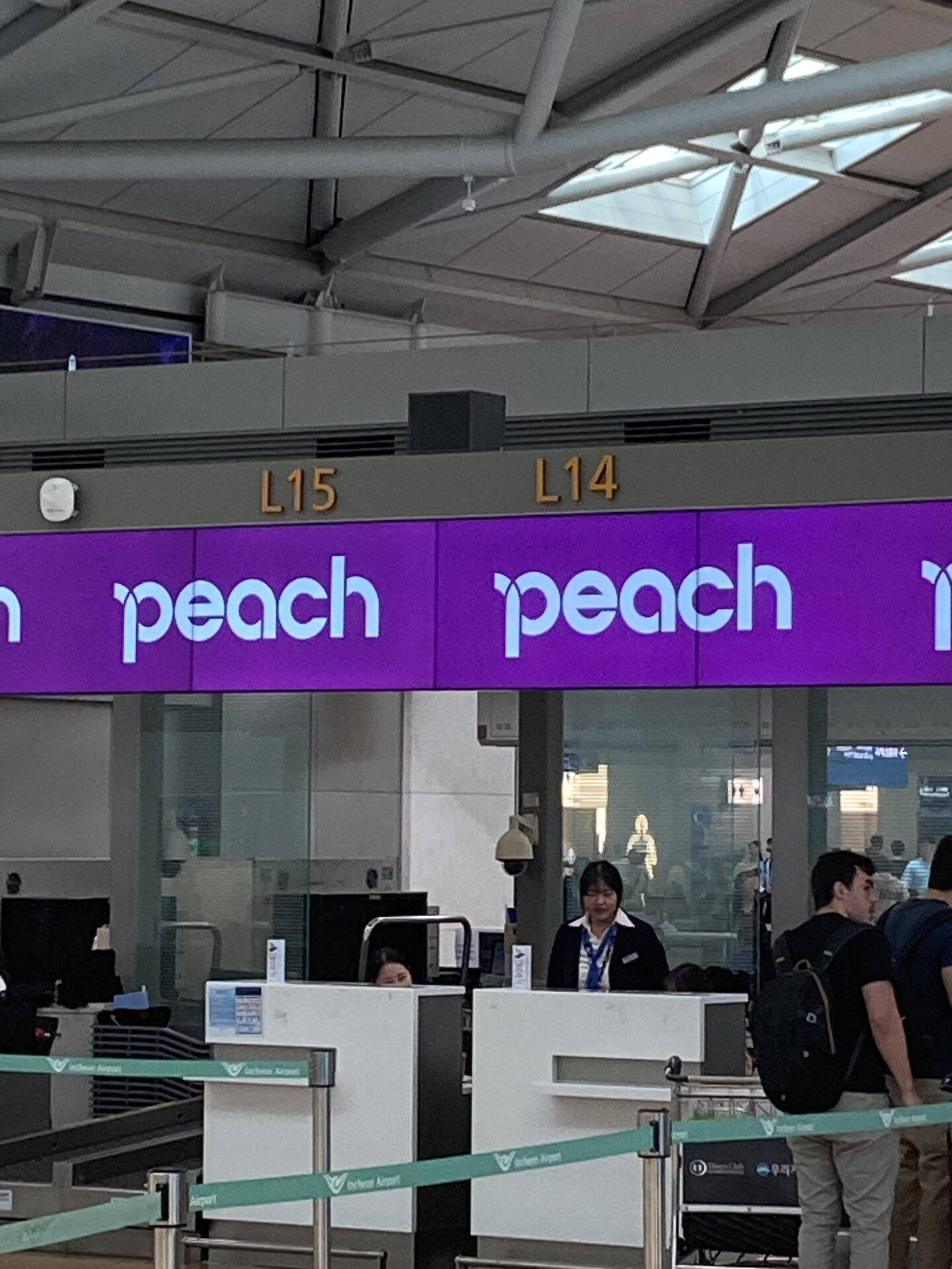 日本から韓国 飛行機 ピーチ