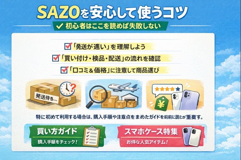 SAZO 初心者