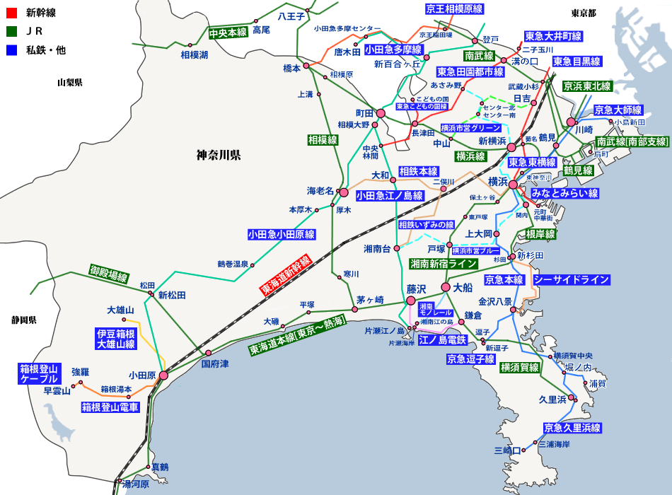 神奈川路線MAP