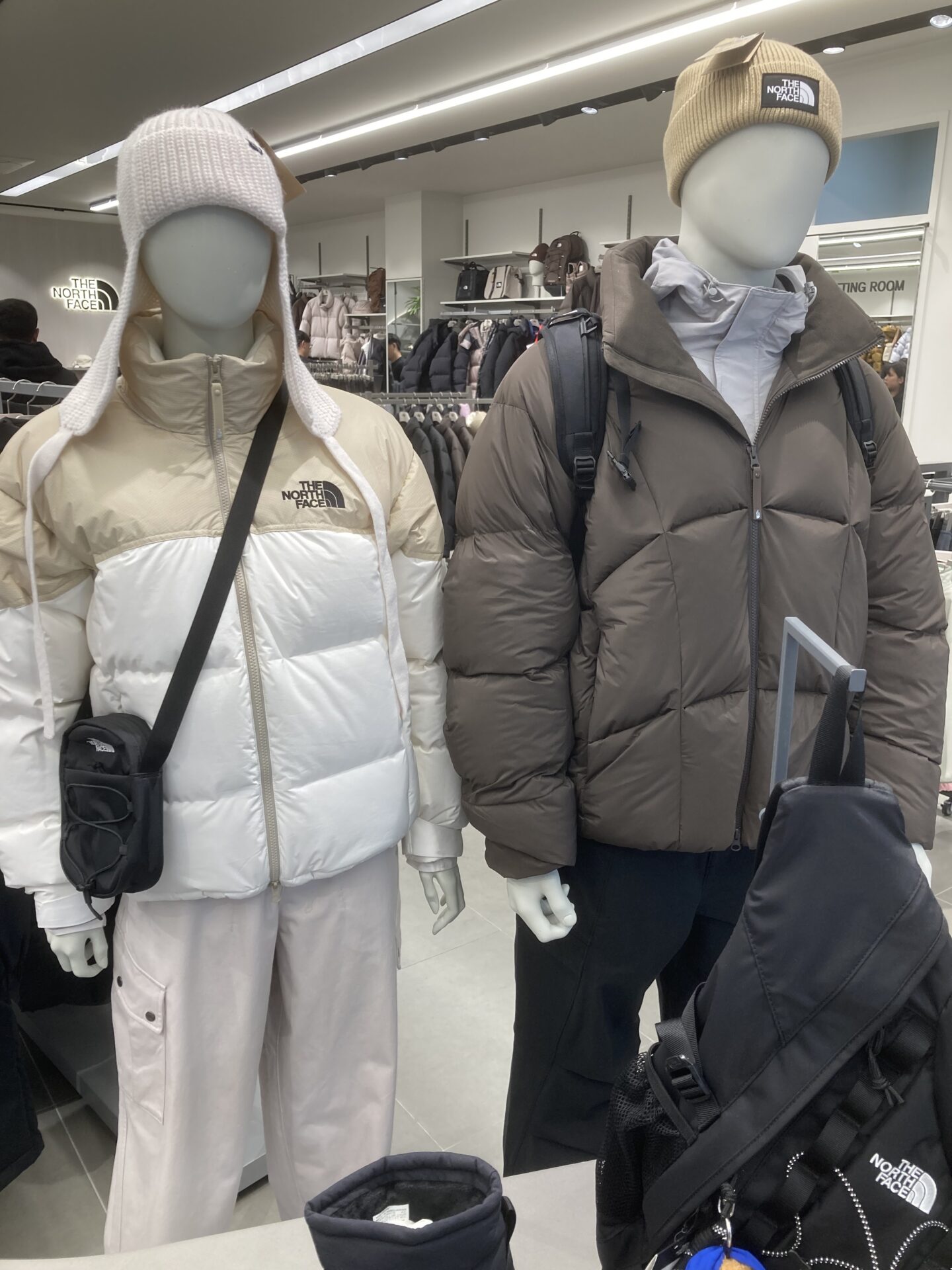 韓国限定ノースフェイスホワイトレーベルダウン