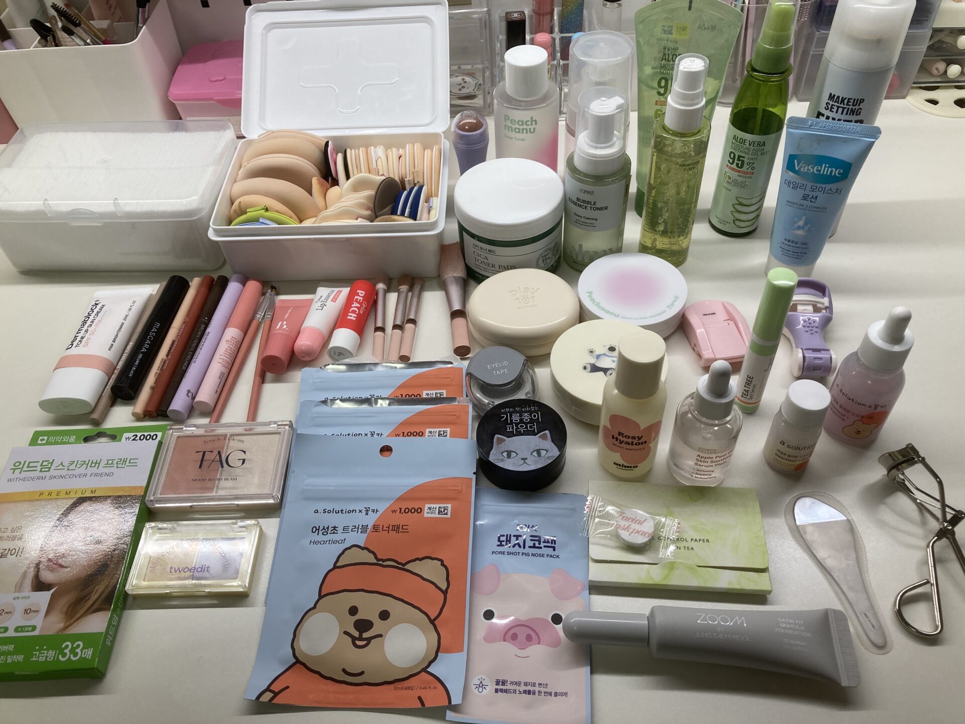 韓国ダイソー コスメ 大量購入レビュー