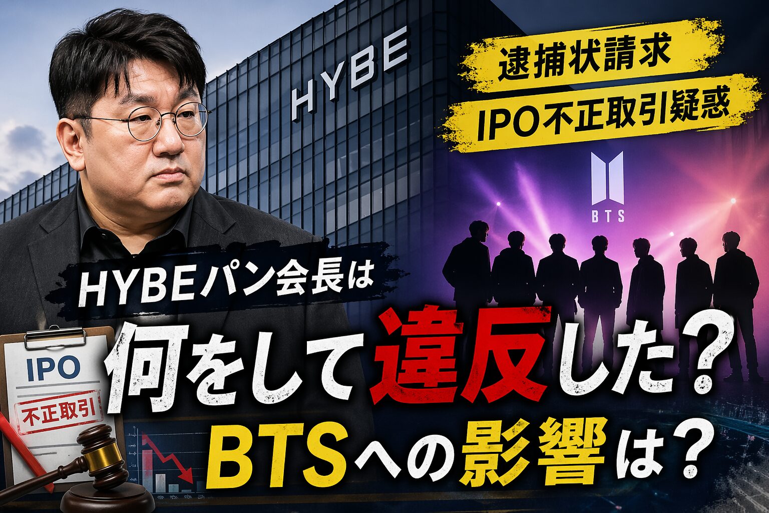 HYBEパン会長は何をした？