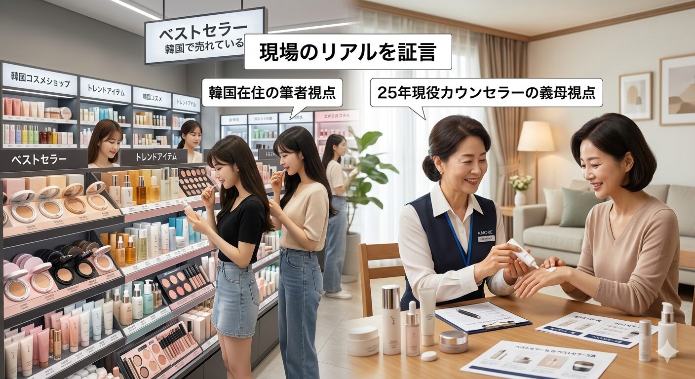 韓国在住の筆者と25年現役販売員の義母が証言する現場のリアル