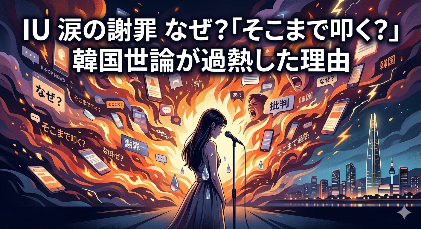 IU 涙の謝罪 なぜ？「そこまで叩く？」韓国世論が過熱した理由