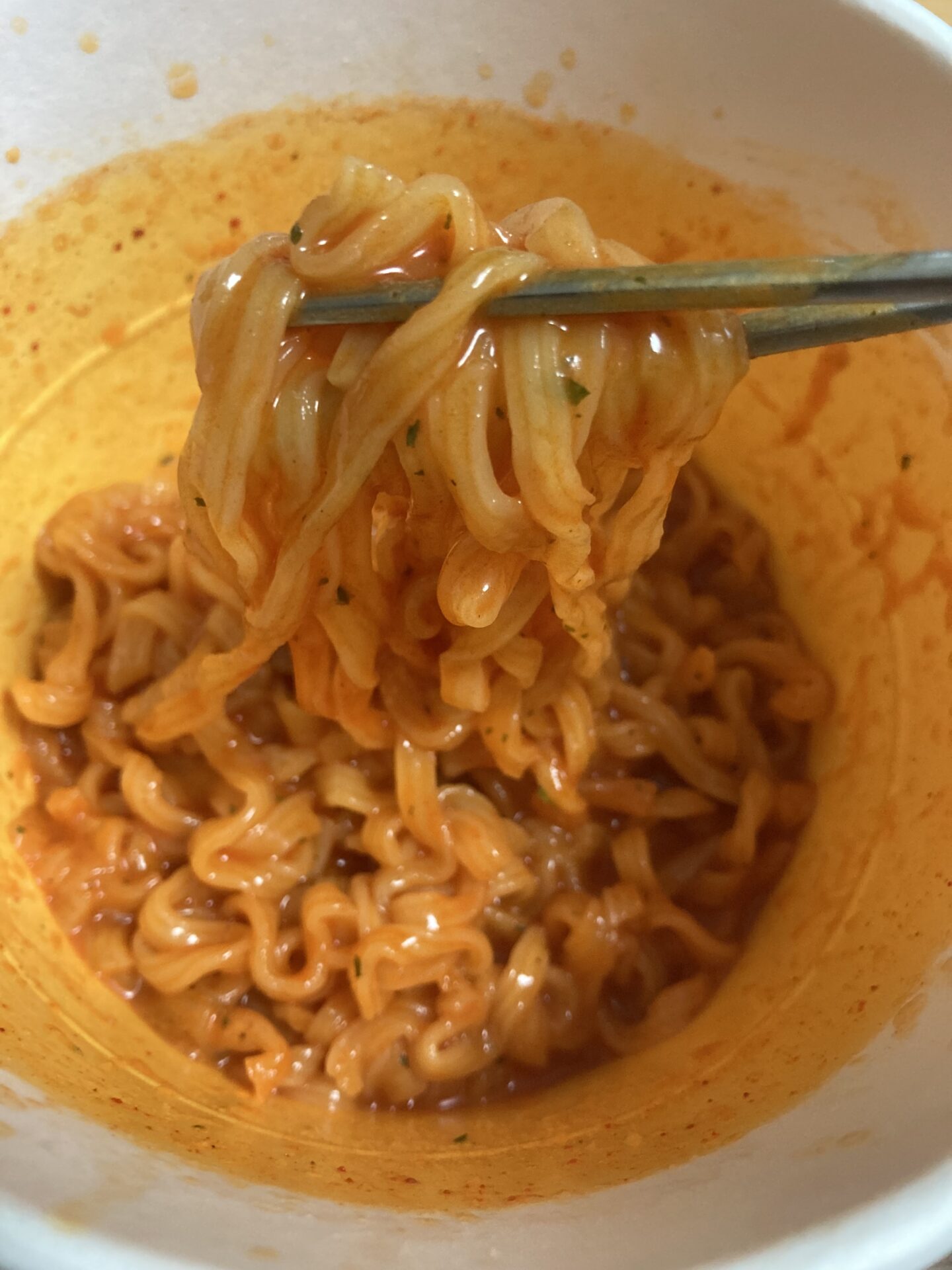 辛ラーメン ロゼ カップの作り方