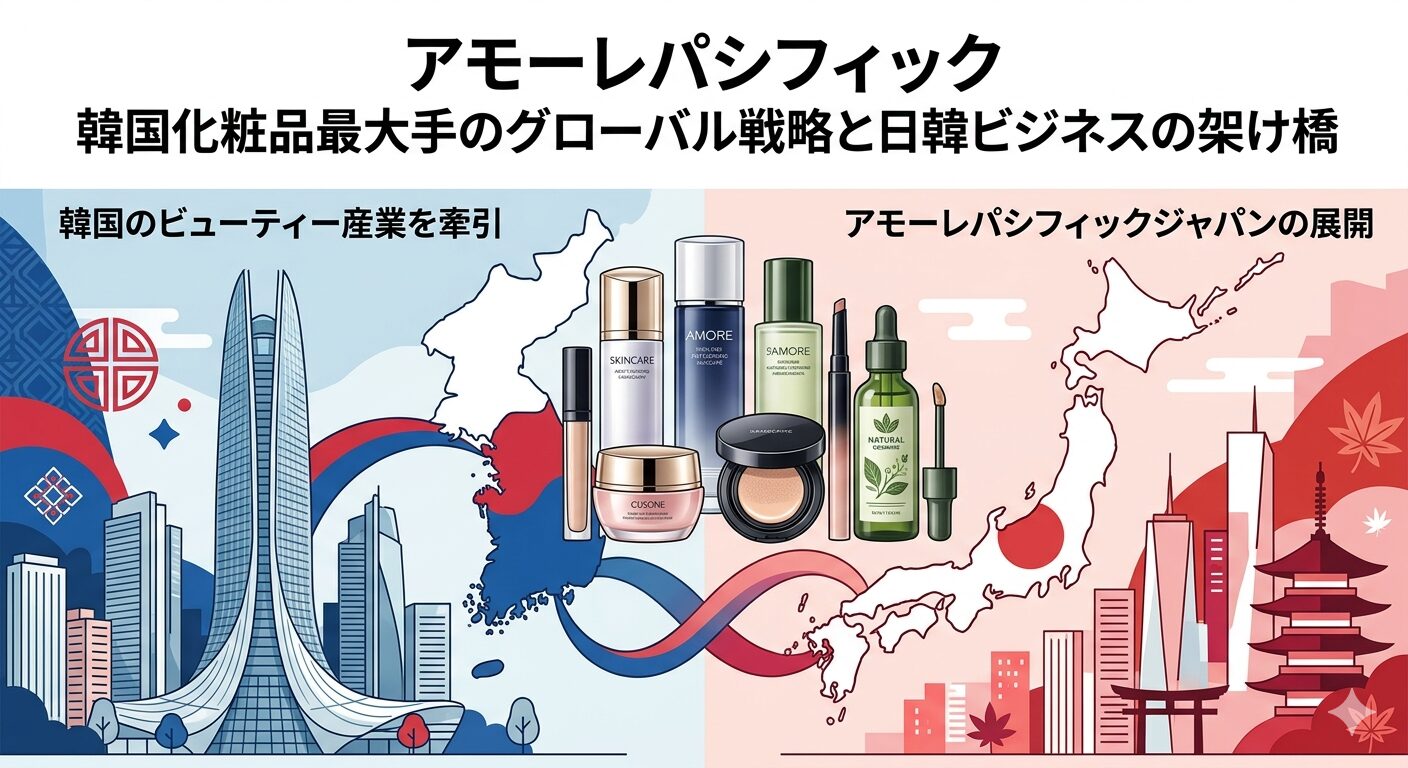 韓国化粧品最大手「アモーレパシフィック」の企業概要と日韓ビジネスにおける存在感