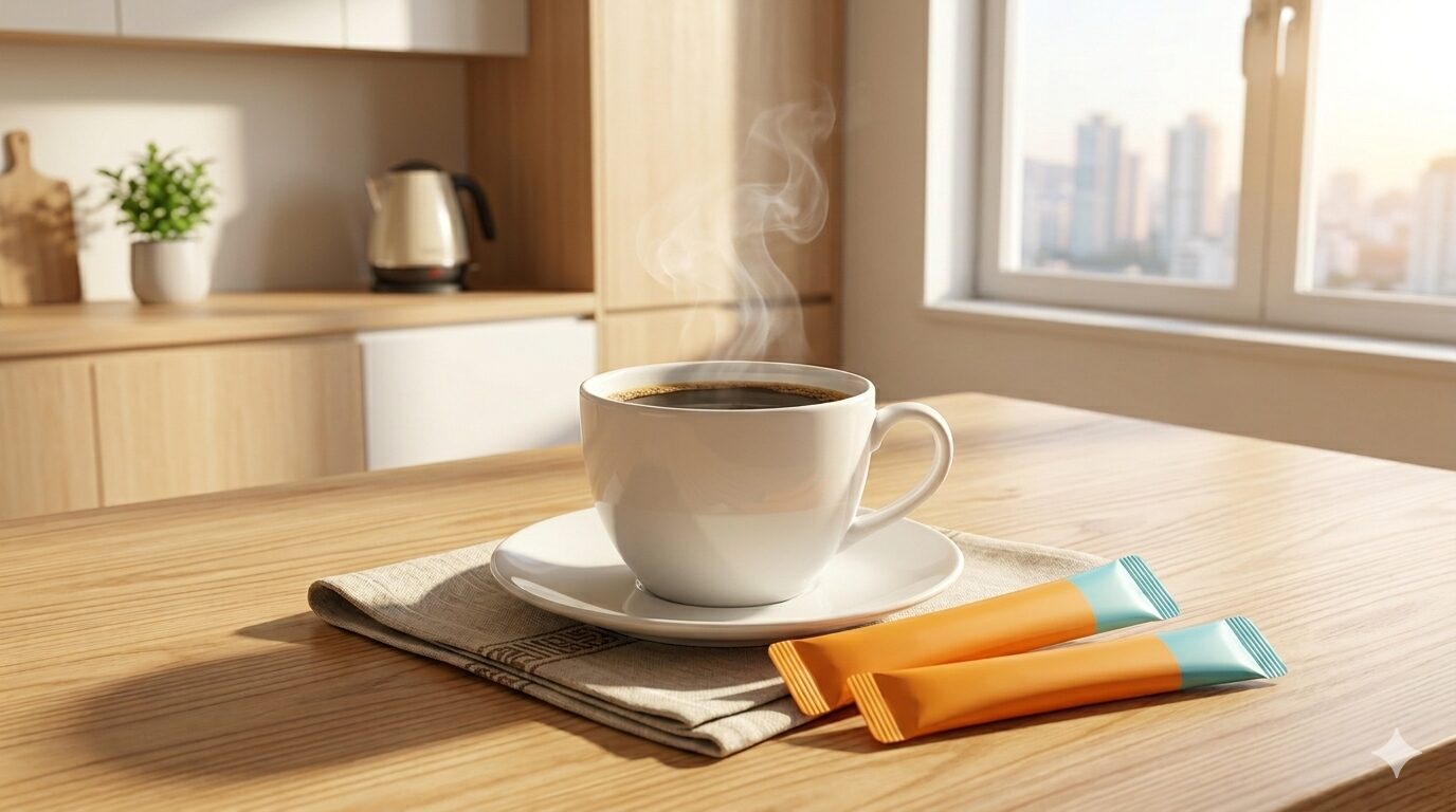 韓国のスティックコーヒーでお土産におすすめはMAXIMのオレンジです！