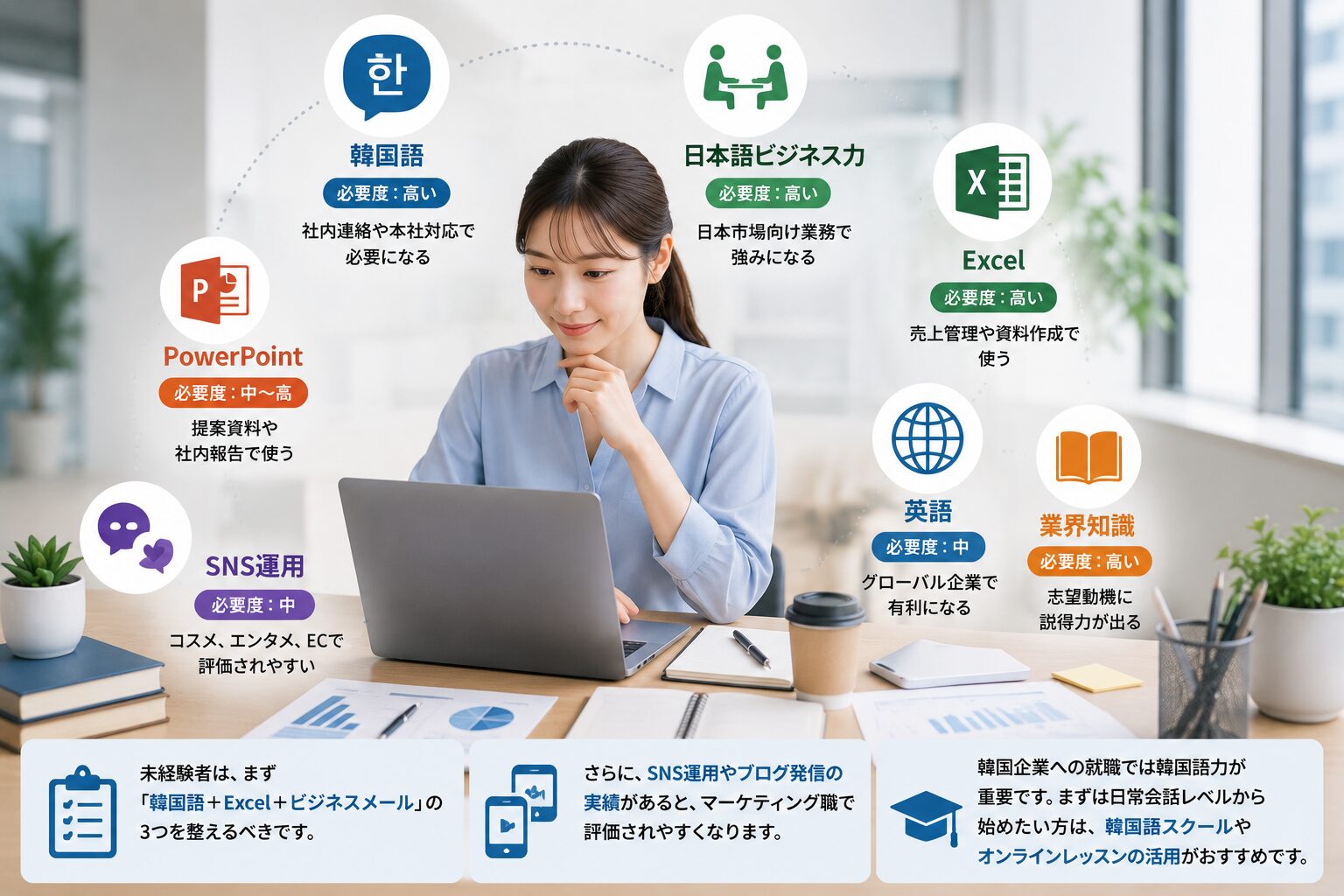 韓国企業で日本人に求められるスキル