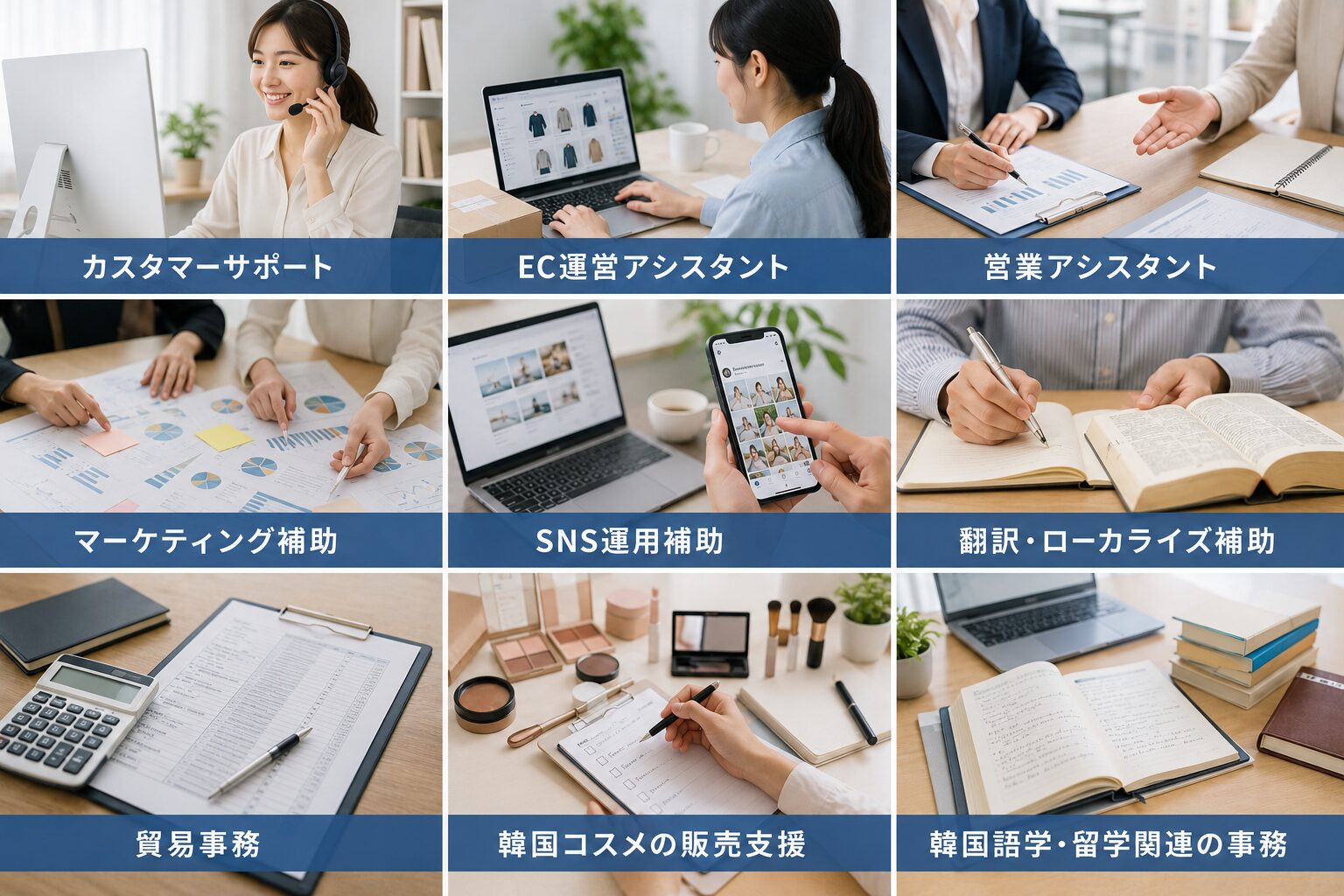 未経験から韓国系企業へ就職しやすい職種